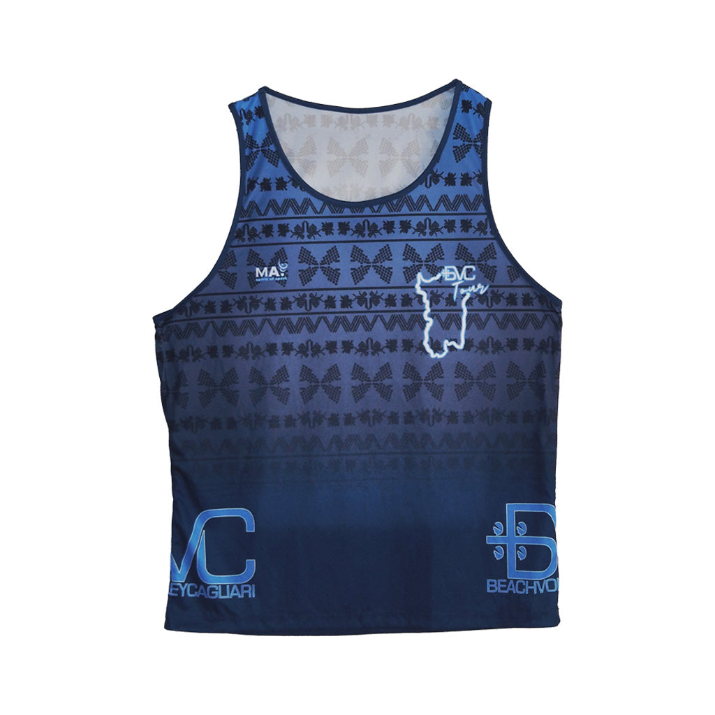 Canotta beach volley tour 2025 blu