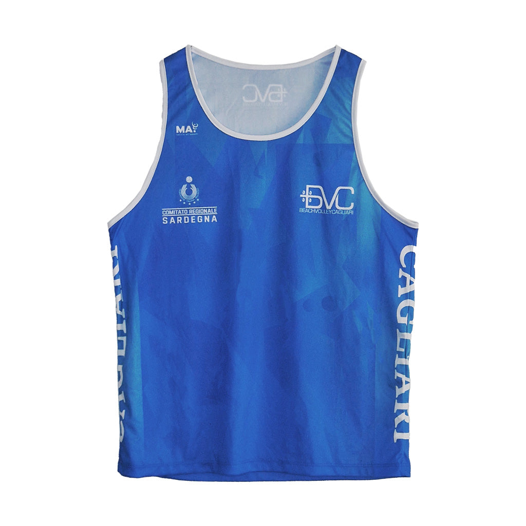 Canotta beach volley B1 Cagliari 2025 blu