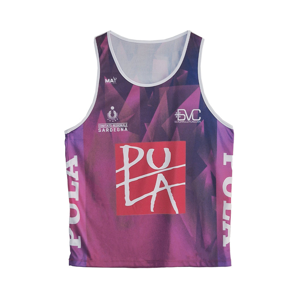Canotta beach volley B1 Pula 2025 viola