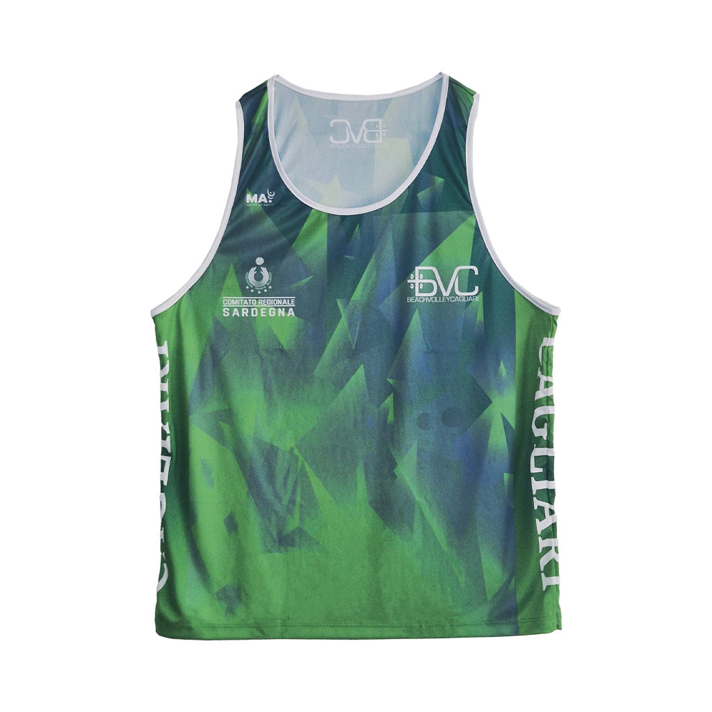 Canotta beach volley B1 Cagliari 2025 verde