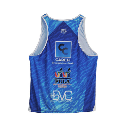 Canotta beach volley B1 Pula 2024 blu