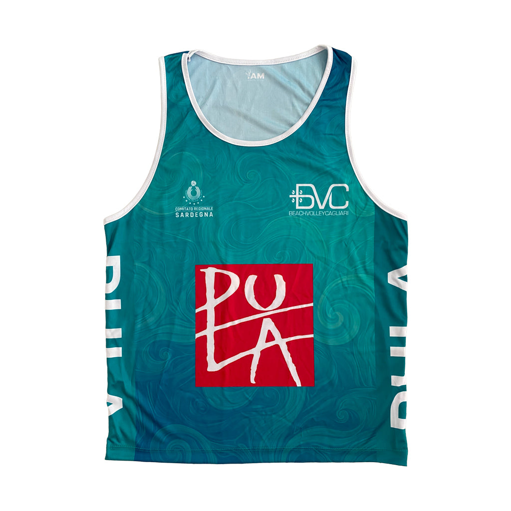 Canotta BVC B1 Pula turchese
